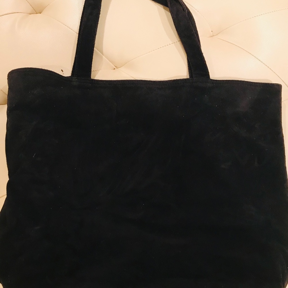 Black Suede Banana Republic bag